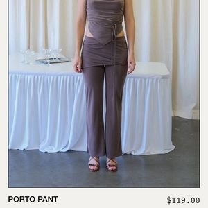 Geel Porto skirt pants in brown size XS